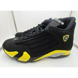 Air Jordan Retro XIV 14 Thunder Black Vibrant Yell